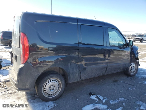 2018 Ram ProMaster City Cargo Van Tradesman with VIN ZFBERFAB5J6H40856, listed as a Copart auction lot 88755365 with 256,392 mi miles and Salvage Title. Bid and sale history available at carsss.com. Image 3.