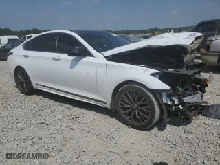 2019 Genesis G80 3.3T Sport with VIN KMTFN4JB6KU326031, listed as a Copart auction lot 65163693 with 41,261 mi miles. Bid and sale history available at carsss.com. Image 4.