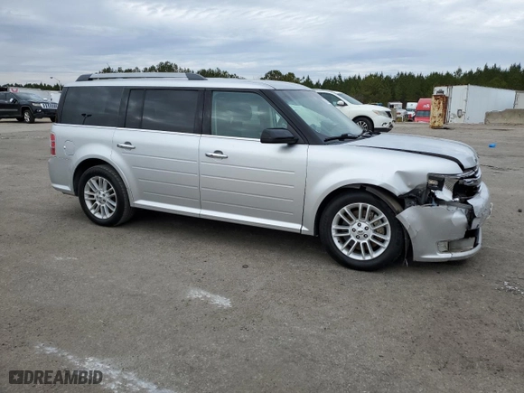 2017 Ford Flex SEL with VIN 2FMGK5C88HBA11129, listed as a Copart auction lot 85390374 with 118,216 mi miles and Salvage Title. Bid and sale history available at carsss.com. Image 4.