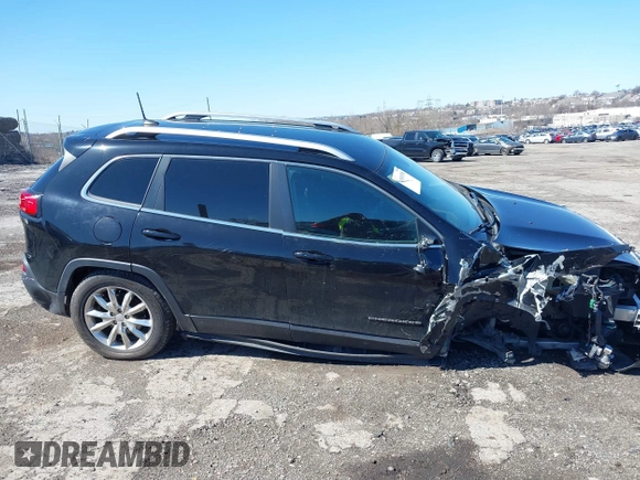 2017 Jeep Cherokee Limited with VIN 1C4PJMDBXHW636173, listed as a IAAI auction lot 41839296 with 92,468 mi miles and . Bid and sale history available at DreamBid. Image 13.