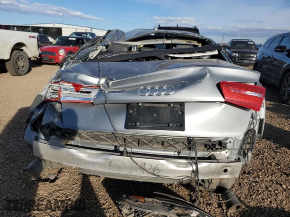 2015 Audi A6 Prestige with VIN WAUHGAFC4FN041391, listed as a Copart auction lot 45207025 with 126,724 mi miles and Salvage title. Bid and sale history available at DreamBid. Image 6.
