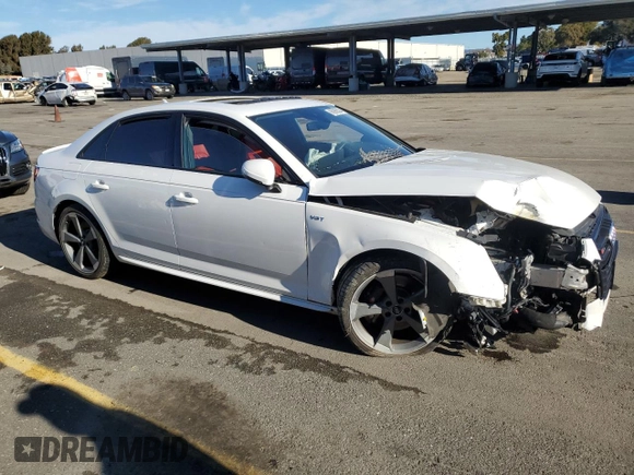 2018 Audi S4 Premium Plus z VIN WAUB4AF43JA115973, wystawiony jako Copart lot #86988524 z przebiegiem 60 931 mil mil oraz Szkoda całkowita • Salvage title. Historia ofert i sprzedaży dostępna na DreamBid. Obrazek 4.
