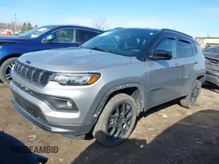 2023 Jeep Compass Latitude with VIN 3C4NJDBN7PT558797, listed as a IAAI auction lot 41854517 with 26,495 mi miles and . Bid and sale history available at DreamBid. Image 18.