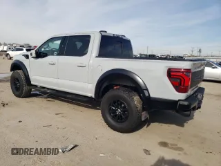 2024 Ford F-150 Raptor with VIN 1FTFW1RG7RFC23614, listed as a Copart auction lot 45560955 with 1,847 mi miles and Salvage Title. Bid and sale history available at DreamBid. Image 2.