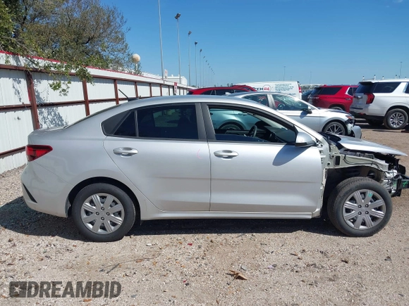 2021 Kia Rio LX with VIN 3KPA24AD8ME403664, listed as a IAAI auction lot 41675554 with 37,999 mi miles. Bid and sale history available at carsss.com. Image 14.