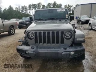 2020 Jeep Wrangler Unlimited Sahara with VIN 1C4HJXEM1LW202755, listed as a Copart auction lot 71248044 with 76,730 mi miles and Salvage Title. Bid and sale history available at carsss.com. Image 5.