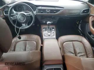 2013 Audi A6 Premium Plus with VIN WAUDFAFC0DN051723, listed as a Copart auction lot 57493605 with 74,881 mi miles and Salvage title. Bid and sale history available at DreamBid. Image 8.