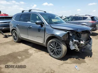 2020 Kia Telluride SX with VIN 5XYP5DHC9LG034071, listed as a Copart auction lot 59807355 with 87,988 mi miles and Salvage title. Bid and sale history available at DreamBid. Image 4.