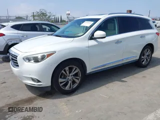 2013 Infiniti JX35 с VIN 5N1AL0MM0DC308522, выставлен на аукционе IAAI как лот 42497631 с пробегом 181 935 миль миль и . История ставок и продаж доступна на DreamBid. Изображение 2.