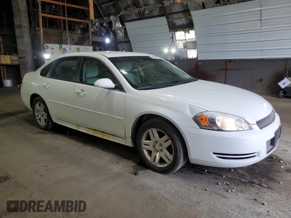 2012 Chevrolet Impala LT Fleet with VIN 2G1WG5E32C1274811, listed as a Copart auction lot 54977515 with 201,385 mi miles and Clean Title. Bid and sale history available at DreamBid. Image 4.