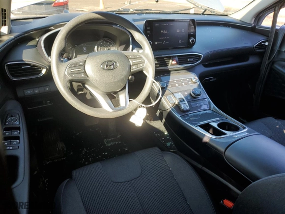 2021 Hyundai Santa Fe SEL with VIN 5NMS2DAJ1MH360286, listed as a Copart auction lot 47146535 with 25,652 mi miles and Salvage Title. Bid and sale history available at carsss.com. Image 8.
