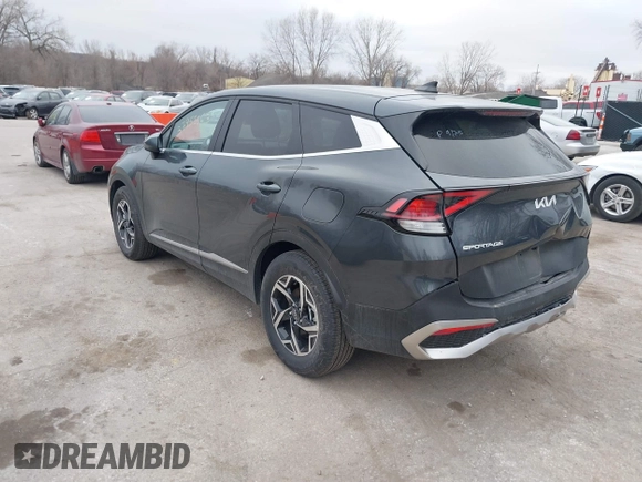 2023 Kia Sportage LX with VIN KNDPU3AF1P7171624, listed as a IAAI auction lot 37951563 with 3,032 mi miles and . Bid and sale history available at carsss.com. Image 3.