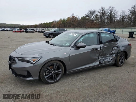 2023 Acura Integra Technology with VIN 19UDE4H69PA010549, listed as a Copart auction lot 52468955 with 25,976 mi miles and Salvage title. Bid and sale history available at DreamBid. Image 1.