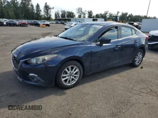 2015 Mazda 3 i Grand Touring with VIN JM1BM1W76F1246867, listed as a Copart auction lot 60318265 with 106,757 mi miles and Salvage title. Bid and sale history available at DreamBid. Image 1.