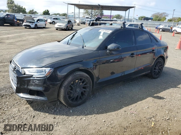 2017 Audi A3 Sedan Premium with VIN WAUB8GFF9H1012429, listed as a Copart auction lot 54829844 with 70,228 mi miles. Bid and sale history available at carsss.com. Image 1.