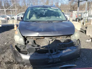 2008 Nissan Quest with VIN 5N1BV28U08N116662, listed as a Copart auction lot 84849304 with 0 mi miles and Salvage Title. Bid and sale history available at carsss.com. Image 5.