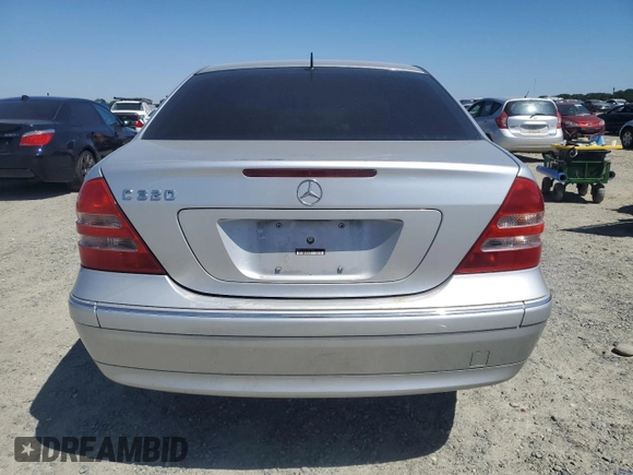 2002 Mercedes-Benz C 230/260/280/320 with VIN WDBRF64J72F265802, listed as a Copart auction lot 55890725 with Not Provided miles and Clean Title. Bid and sale history available at DreamBid. Image 6.