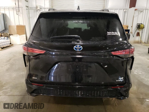 2023 Toyota Sienna XSE with VIN 5TDDSKFC6PS098273, listed as a Copart auction lot 52543255 with 27,091 mi miles and Salvage title. Bid and sale history available at DreamBid. Image 6.