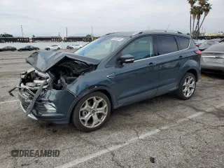2019 Ford Escape Titanium with VIN 1FMCU0J93KUC30735, listed as a Copart auction lot 58953365 with 78,840 mi miles and Salvage title. Bid and sale history available at DreamBid. Image 1.