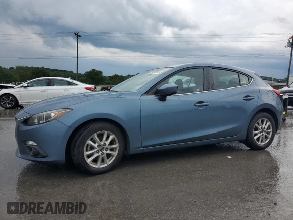 2015 Mazda 3 i Grand Touring with VIN JM1BM1M77F1242152, listed as a Copart auction lot 58266045 with 81,503 mi miles and Salvage title. Bid and sale history available at DreamBid. Image 1.