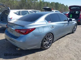 2018 Infiniti Q50 Sport with VIN JN1EV7AP5JM355948, listed as a IAAI auction lot 41872081 with 68,178 mi miles and . Bid and sale history available at carsss.com. Image 4.