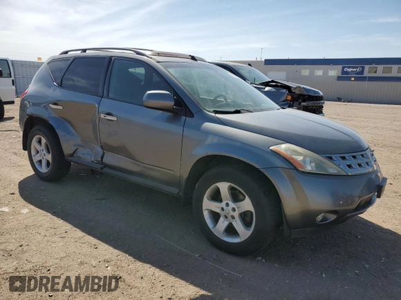 2005 Nissan Murano SL z VIN JN8AZ08W75W439014, wystawiony jako Copart lot #50821545 z przebiegiem 184 992 mil mil oraz Szkoda całkowita • Salvage title. Historia ofert i sprzedaży dostępna na DreamBid. Obrazek 4.