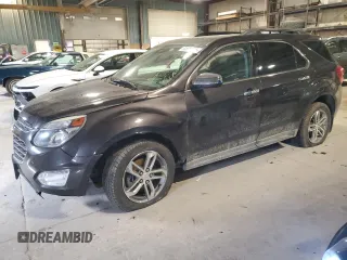 2016 Chevrolet Equinox LTZ z VIN 2GNFLGE3XG6192422, wystawiony jako Copart lot #54611655 z przebiegiem 75 874 mil mil oraz Szkoda całkowita • Salvage title. Historia ofert i sprzedaży dostępna na DreamBid. Obrazek 1.
