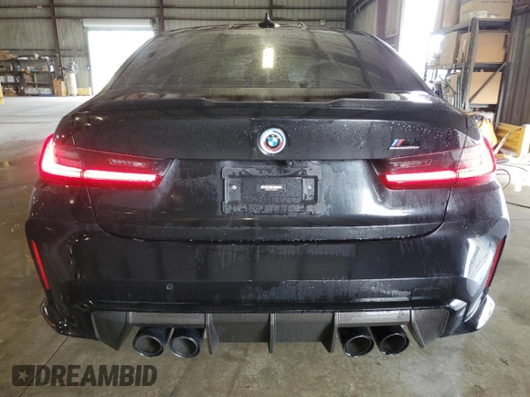 2022 BMW M3 Competition z VIN WBS33AY03NFM95967, wystawiony jako Copart lot #76178354 z przebiegiem 18 208 mil mil oraz Nie do naprawy • Non repairable. Historia ofert i sprzedaży dostępna na DreamBid. Obrazek 6.