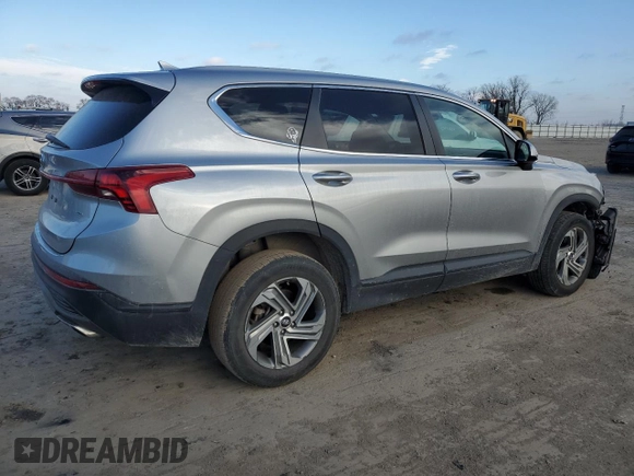 2022 Hyundai Santa Fe SE with VIN 5NMS1DAJ8NH424117, listed as a Copart auction lot 83401824 with 42,767 mi miles and Salvage Title. Bid and sale history available at carsss.com. Image 3.