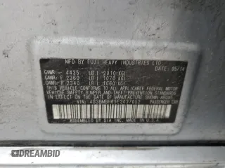 2014 Subaru Legacy Special Sports z VIN 4S3BMBH65E3037052, wystawiony jako Copart lot #51887625 z przebiegiem 216 690 mil mil oraz Szkoda całkowita • Salvage title. Historia ofert i sprzedaży dostępna na DreamBid. Obrazek 13.