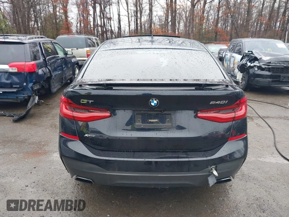 2018 BMW 6 Series 640i xDrive with VIN WBAJV6C55JBK07051, listed as a IAAI auction lot 41505732 with 96,172 mi miles and . Bid and sale history available at carsss.com. Image 15.