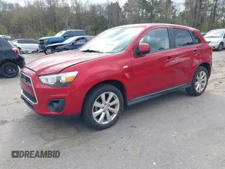 2014 Mitsubishi Outlander Sport ES with VIN 4A4AP3AU3EE026579, listed as a IAAI auction lot 41833606 with 104,583 mi miles. Bid and sale history available at carsss.com. Image 17.