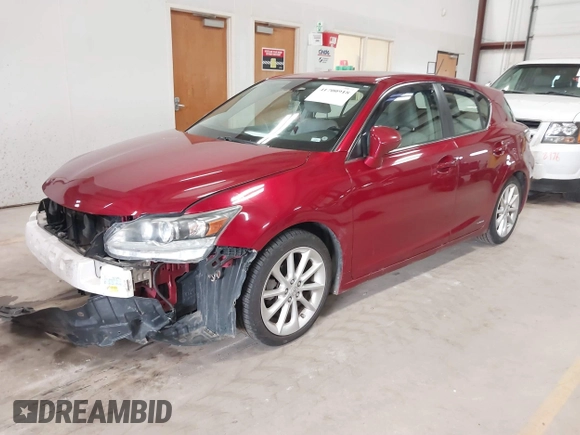 2011 Lexus CT 200h z VIN JTHKD5BH6B2042420, wystawiony jako IAAI lot #41700918 z przebiegiem 131 348 mil mil oraz . Historia ofert i sprzedaży dostępna na DreamBid. Obrazek 2.