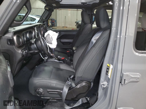 2020 Jeep Wrangler Unlimited Willys with VIN 1C4HJXDG3LW166868, listed as a Copart auction lot 84815154 with 66,640 mi miles and Salvage title. Bid and sale history available at DreamBid. Image 7.