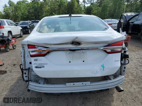 2017 Ford Fusion SE with VIN 3FA6P0H71HR143421, listed as a Copart auction lot 51153335 with 83,232 mi miles and Salvage Title. Bid and sale history available at carsss.com. Image 6.