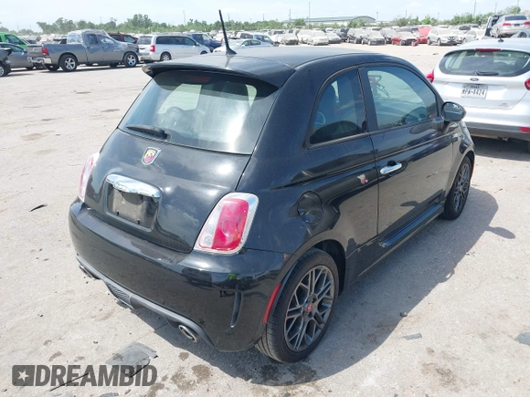 2015 FIAT 500 Abarth with VIN 3C3CFFFH5FT694552, listed as a IAAI auction lot 42056996 with 34,216 mi miles and . Bid and sale history available at DreamBid. Image 4.