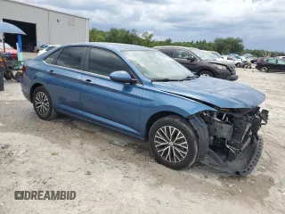 2021 Volkswagen Jetta S with VIN 3VWC57BU6MM025945, listed as a Copart auction lot 61498855 with 61,237 mi miles and Salvage title. Bid and sale history available at DreamBid. Image 4.