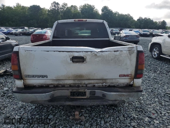 2005 GMC Sierra 1500 Work Truck z VIN 2GTEK19V051320466, wystawiony jako Copart lot #60534645 z przebiegiem 155 872 mil mil oraz Czysty tytuł • Clean title. Historia ofert i sprzedaży dostępna na DreamBid. Obrazek 6.