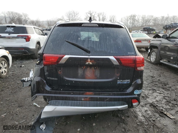 2018 Mitsubishi Outlander PHEV SEL with VIN JA4J24A58JZ061376, listed as a Copart auction lot 79269133 with 0 mi miles. Bid and sale history available at carsss.com. Image 6.