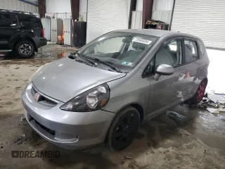 2007 Honda Fit with VIN JHMGD38437S002477, listed as a Copart auction lot 72065034 with 59,192 mi miles and Salvage Title. Bid and sale history available at carsss.com. Image 1.