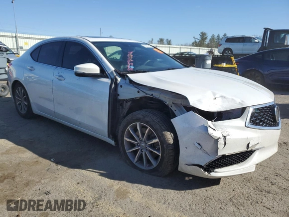 2019 Acura TLX with VIN 19UUB1F35KA002814, listed as a Copart auction lot 42057565 with 75,145 mi miles and Salvage Title. Bid and sale history available at carsss.com. Image 4.