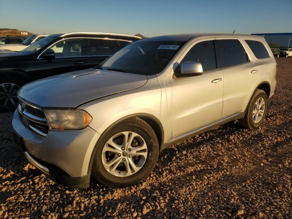 2013 Dodge Durango SXT with VIN 1C4RDHAG7DC643620, listed as a Copart auction lot 57677545 with 126,536 mi miles and Salvage title. Bid and sale history available at DreamBid. Image 1.