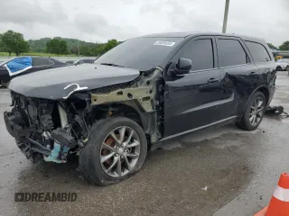 2015 Dodge Durango R/T with VIN 1C4SDHCT8FC755888, listed as a Copart auction lot 55659455 with 125,336 mi miles and Salvage title. Bid and sale history available at DreamBid. Image 1.