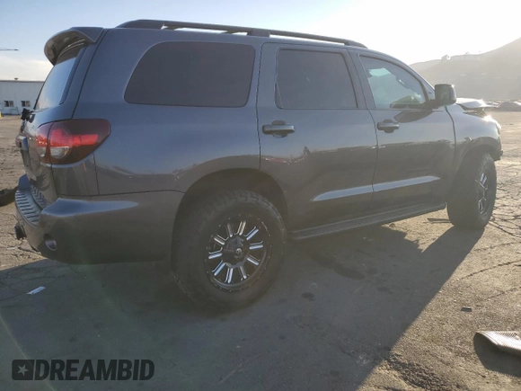 2021 Toyota Sequoia TRD Sport with VIN 5TDCY5B19MS184074, listed as a Copart auction lot 41535935 with 104,810 mi miles and Salvage Title. Bid and sale history available at carsss.com. Image 3.