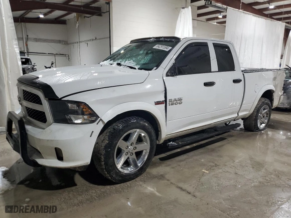 2014 Ram 1500 Express with VIN 1C6RR7FT6ES226117, listed as a Copart auction lot 84291594 with 140,499 mi miles and Salvage Title. Bid and sale history available at carsss.com. Image 1.