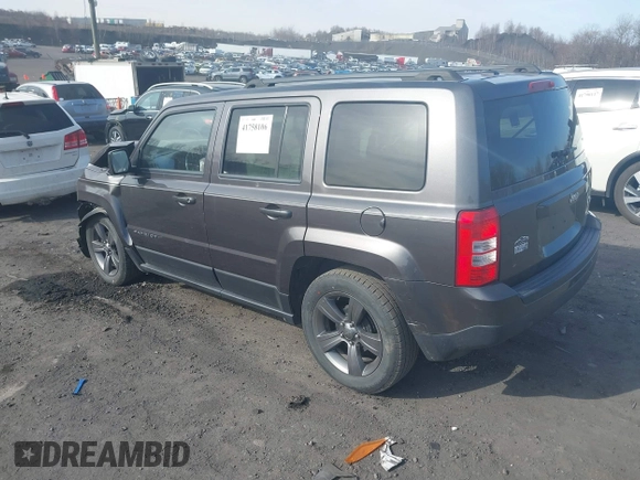 2015 Jeep Patriot High Altitude with VIN 1C4NJPFA1FD262834, listed as a IAAI auction lot 41758106 with 113,643 mi miles and . Bid and sale history available at DreamBid. Image 3.