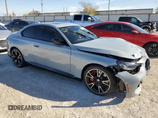 2022 BMW 2 Series M240i xDrive with VIN 3MW53CM04N8C52711, listed as a Copart auction lot 78913293 with 0 mi miles. Bid and sale history available at carsss.com. Image 4.