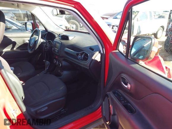 2017 Jeep Renegade Latitude z VIN ZACCJABB6HPF76261, wystawiony jako IAAI lot #41469168 z przebiegiem 99 896 mil mil oraz . Historia ofert i sprzedaży dostępna na DreamBid. Obrazek 5.