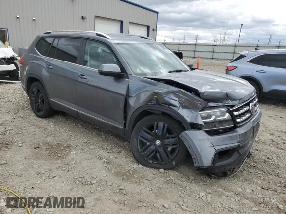 2018 Volkswagen Atlas 3.6L V6 SEL with VIN 1V2MR2CA2JC537460, listed as a Copart auction lot 52799365 with 147,059 mi miles and Non Repairable. Bid and sale history available at carsss.com. Image 4.