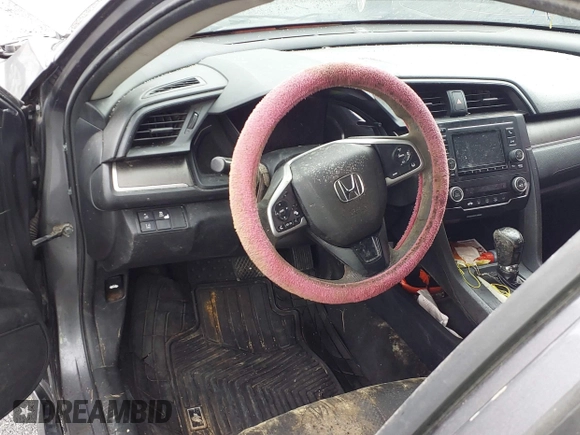 2019 Honda Civic Sedan LX with VIN 2HGFC2F60KH537797, listed as a IAAI auction lot 42119603 with 1 mi miles. Bid and sale history available at carsss.com. Image 7.